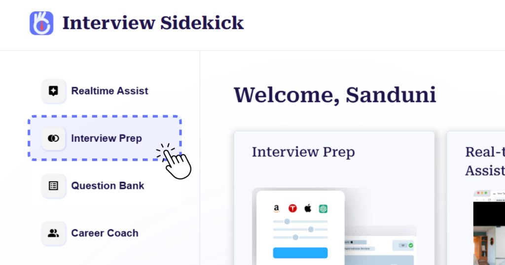 click interview prep by interviewsidekick | google interview warmup review